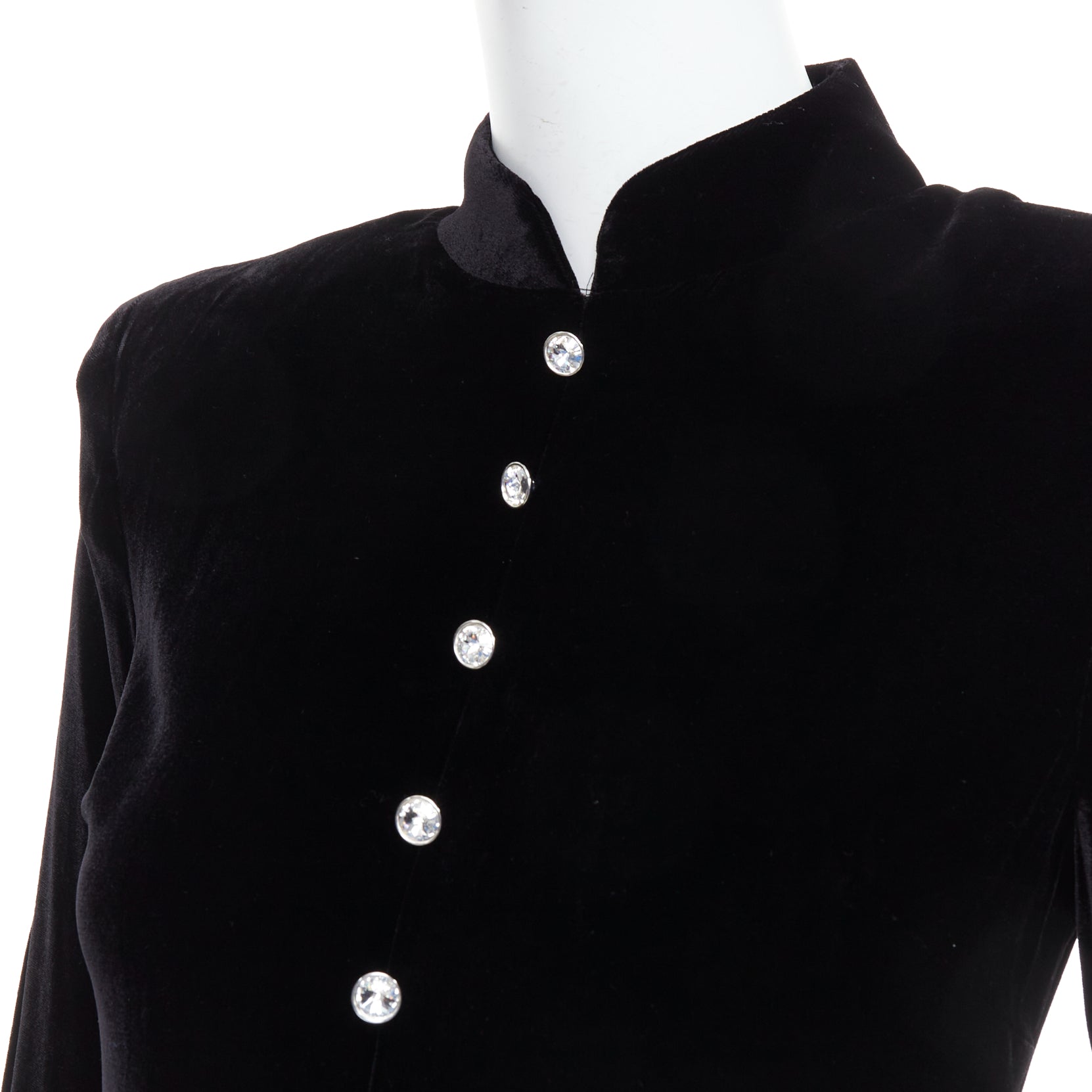 Alessandra Rich Crystal Split Gown - Detail 2