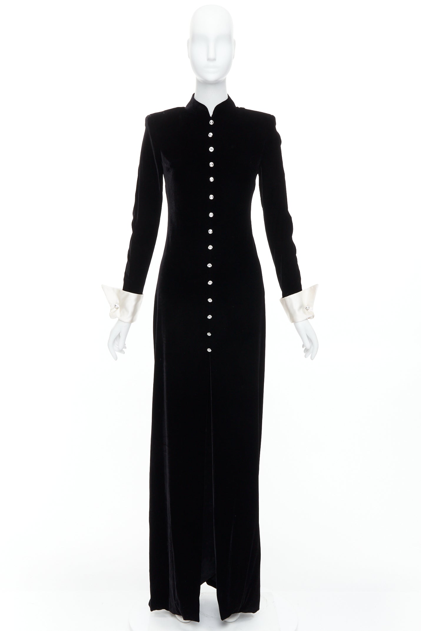 Alessandra Rich Crystal Split Gown - Image 11