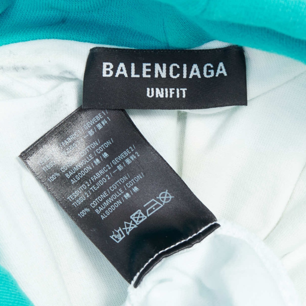 Balenciaga Ripped Logo Hoodie - Image 10