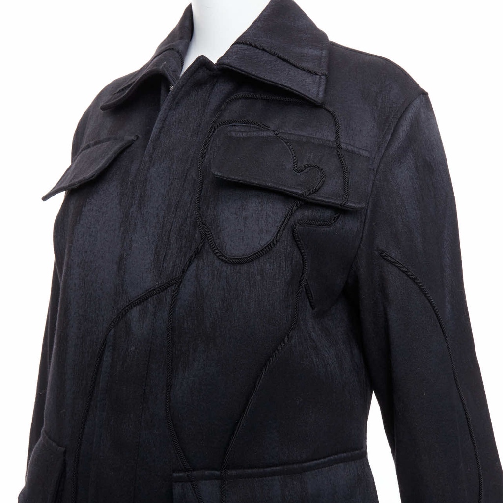Dior Black Safari Patch Jacket - Back view