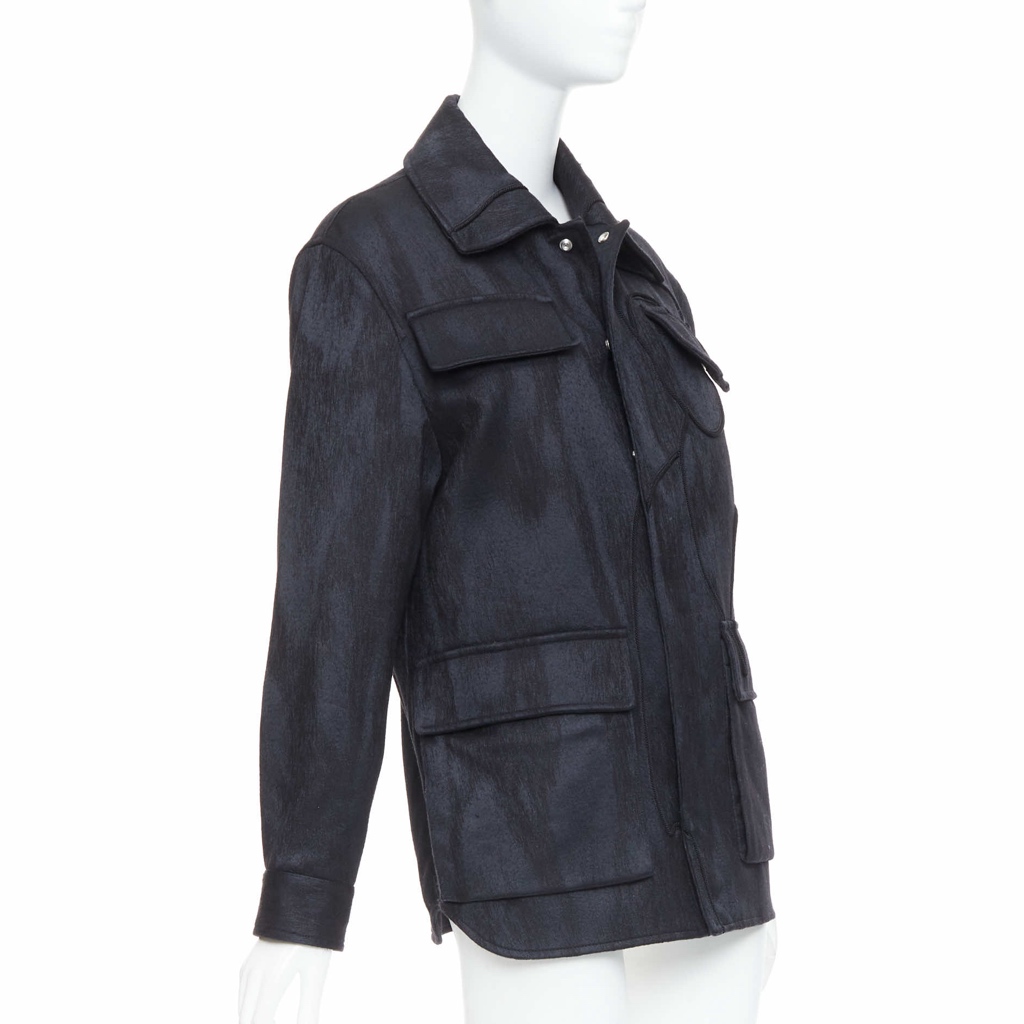Dior Black Safari Patch Jacket - 4
