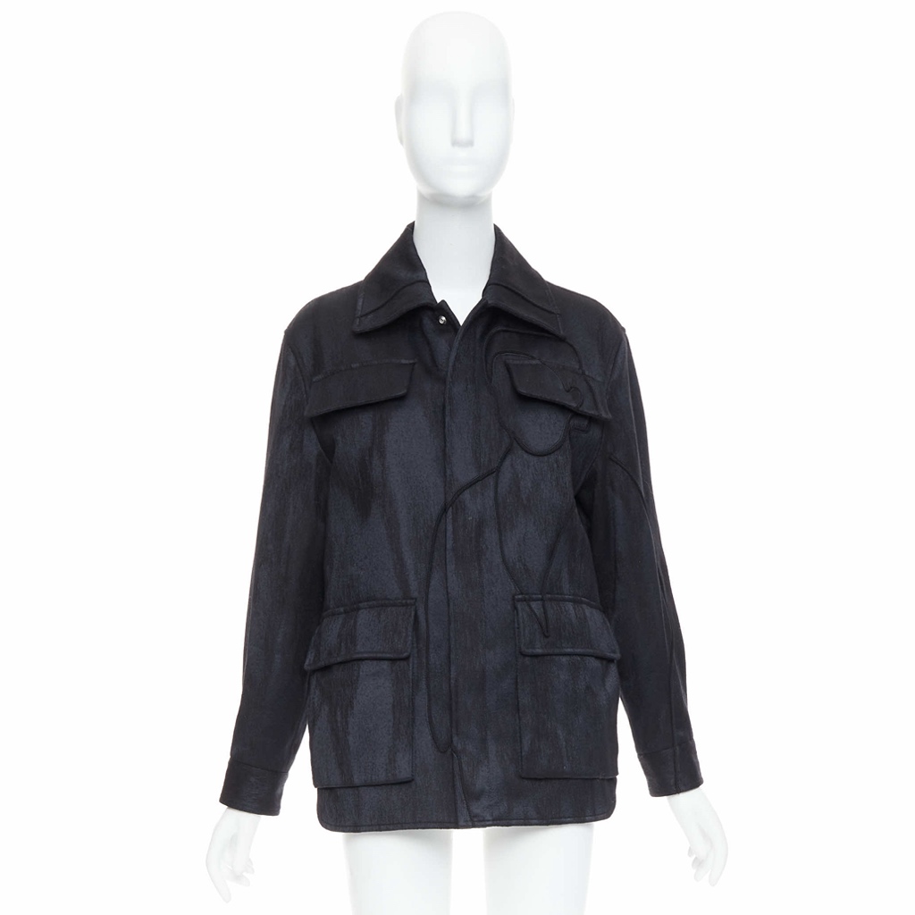 Dior Black Safari Patch Jacket - Image 12