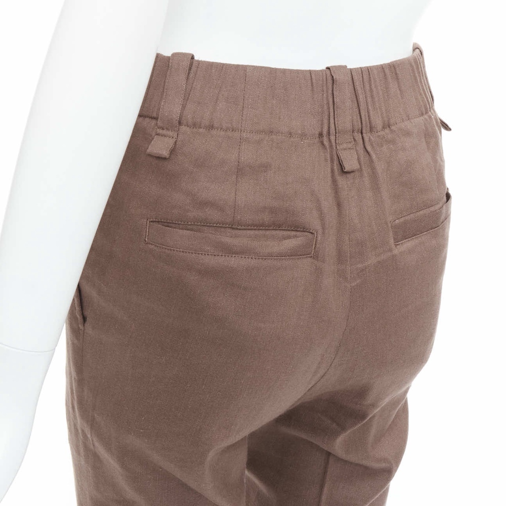 Issey Miyake Linen Waist Pants - Back view