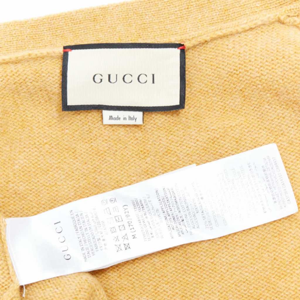 Gucci Floral Brooch Cardigan - Image 11