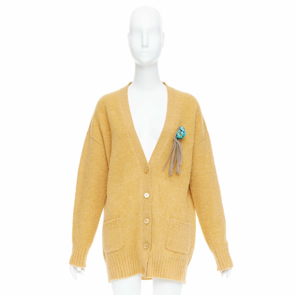 Gucci Floral Brooch Cardigan - Image 12