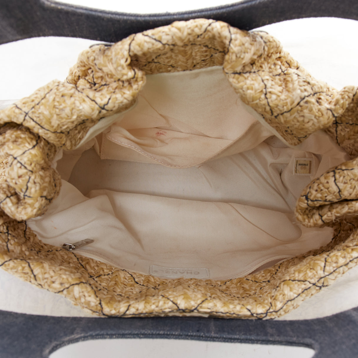 Chanel Clear PVC Raffia Tote - Image 11