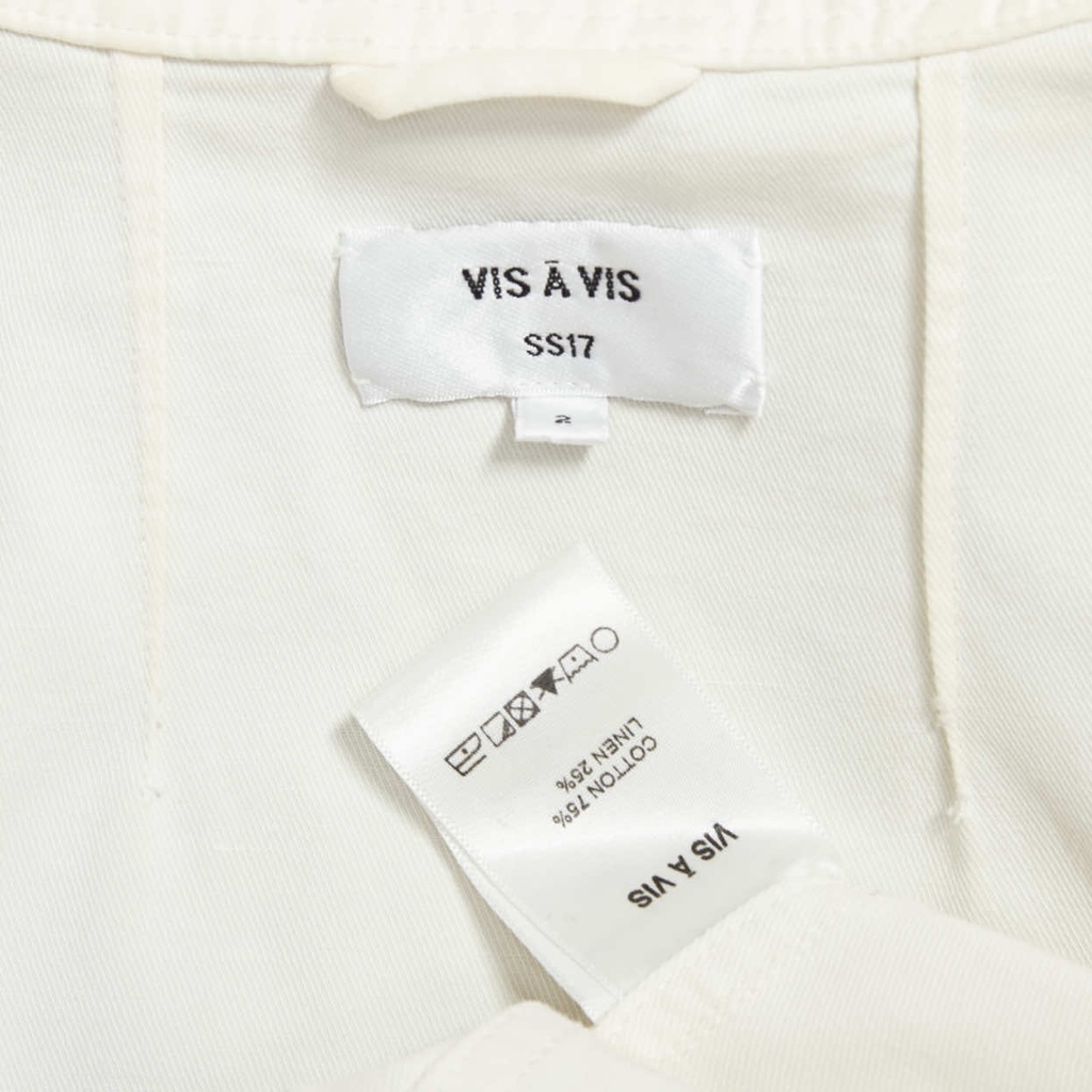 Vis A Vis White Drawstring Anorak - Image 10