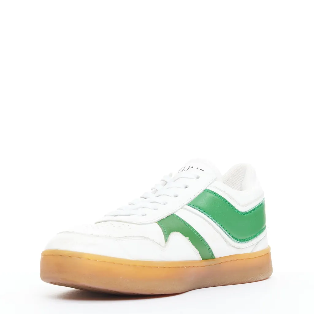 Celine Flash Green Sneakers White Leather Good - Box View