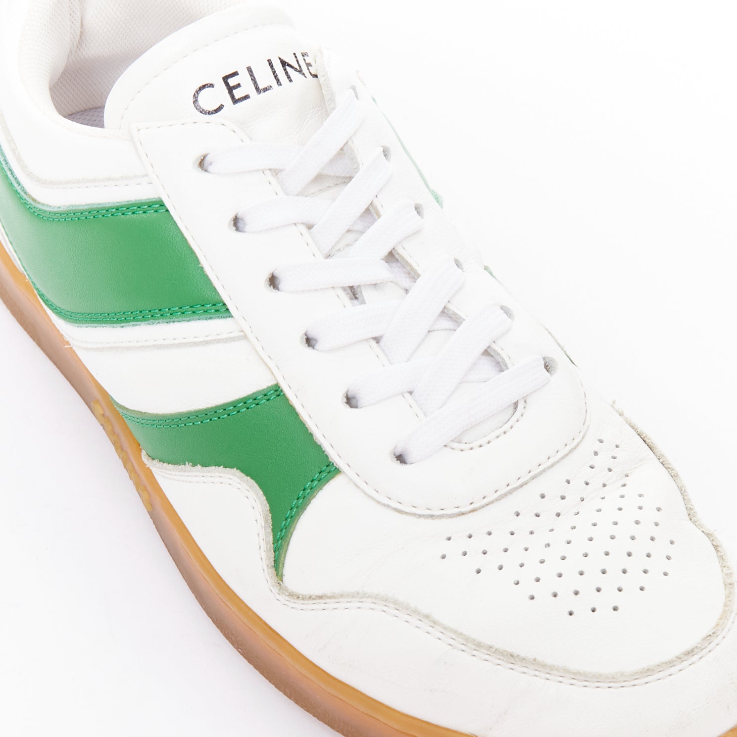 Celine Flash Green Sneakers - Image 10