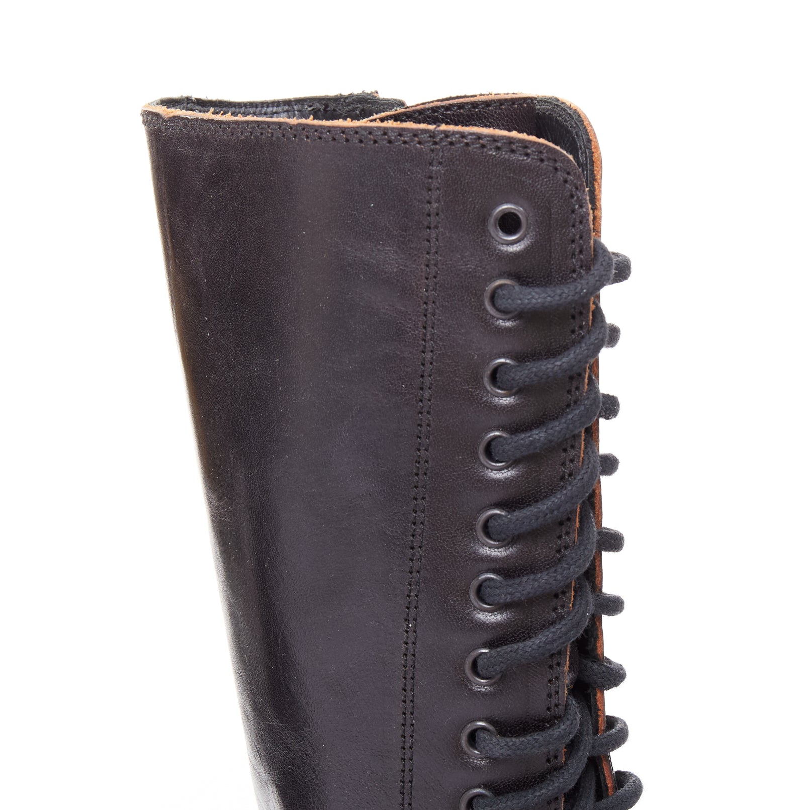 Ann Demeulemeester Panelled Long Flat Boots - Image 10