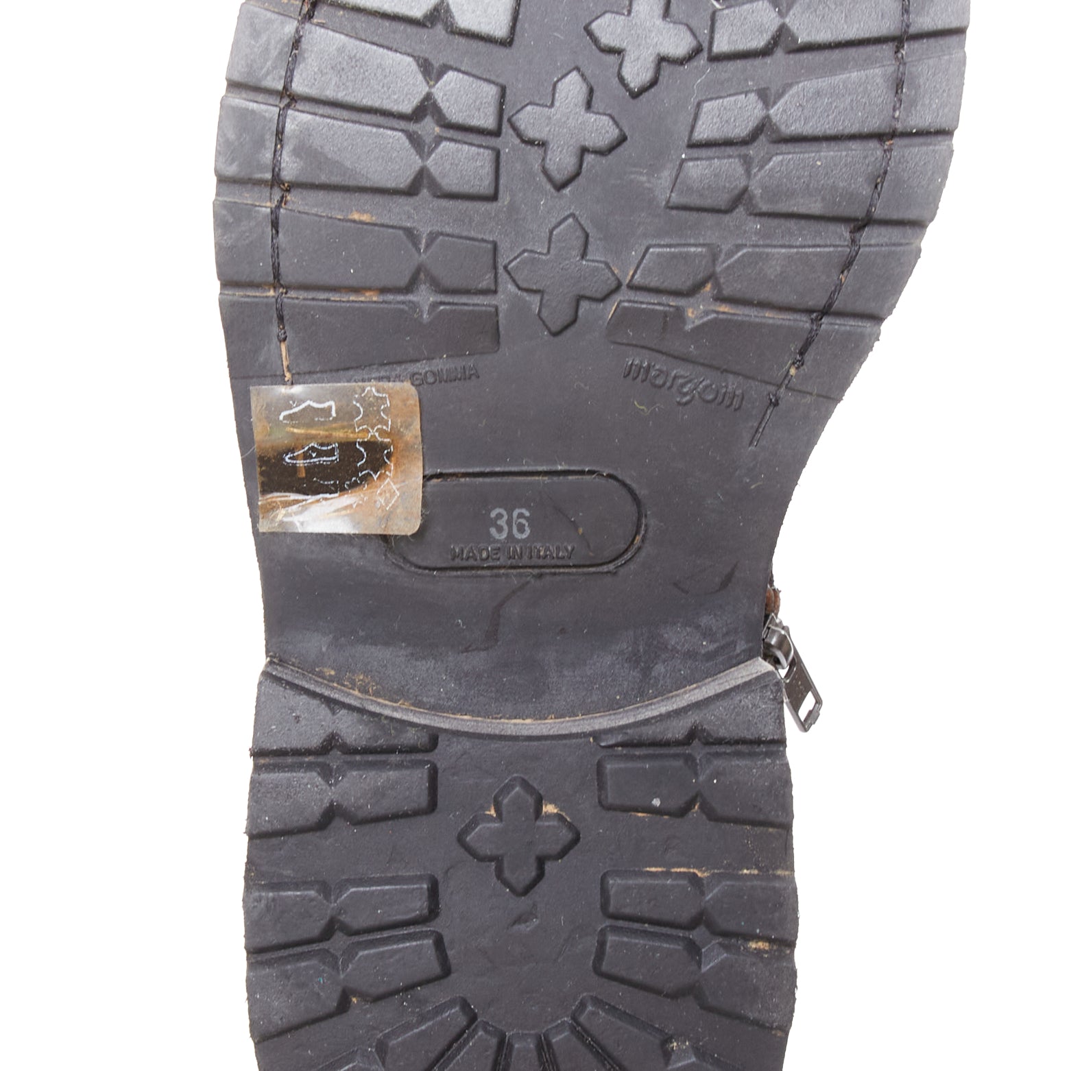 Ann Demeulemeester Panelled Long Flat Boots - Image 12