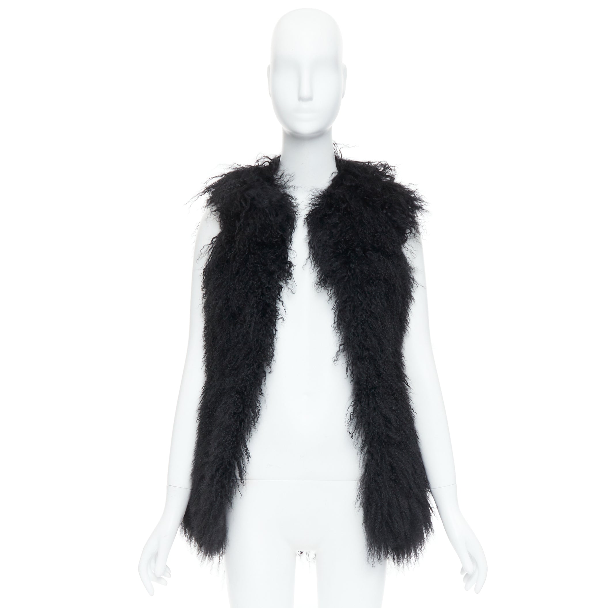 Zadig & Voltaire Grey Tweed Long Vest - Image 10