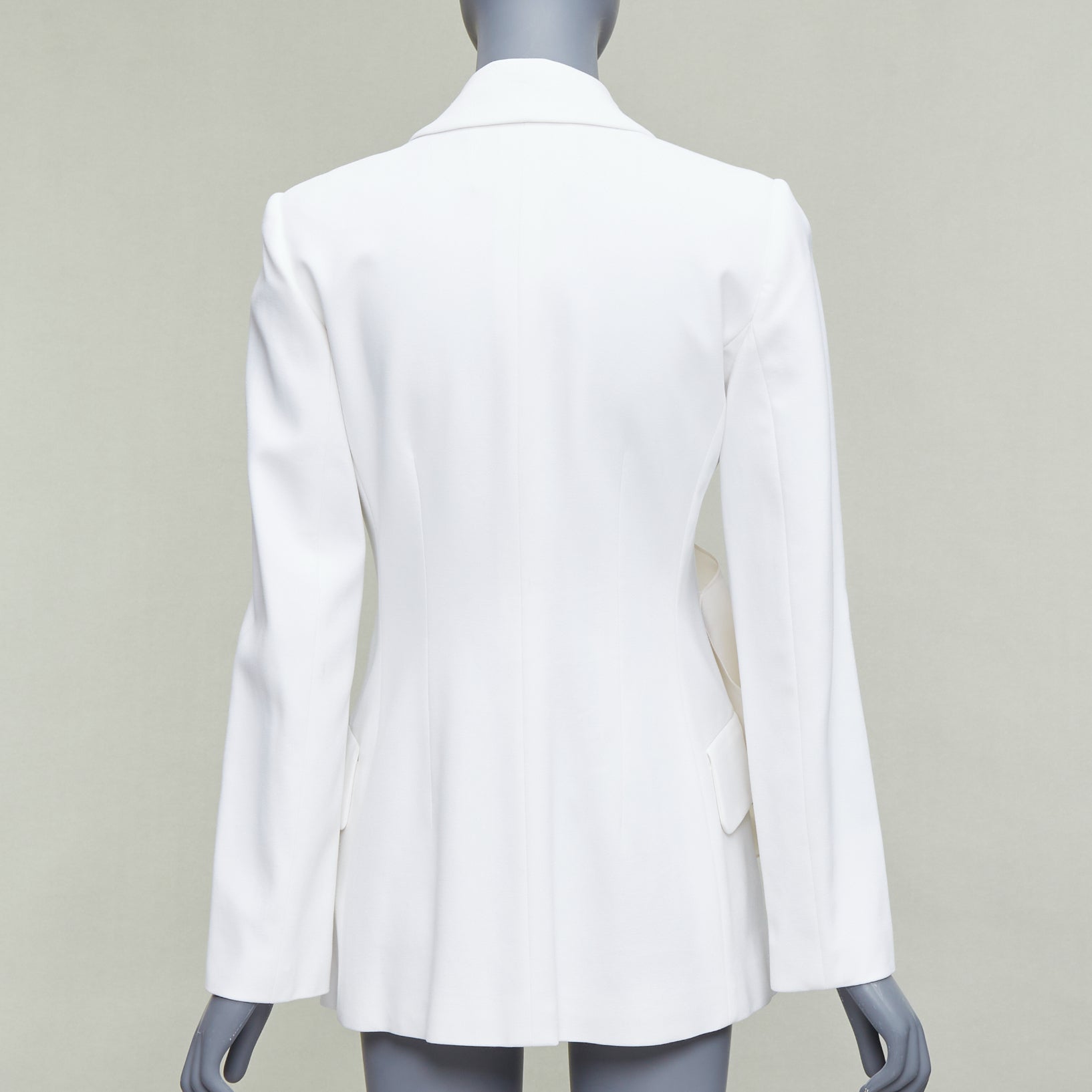 Carolina Herrera Draped Fitted Blazer - Side view