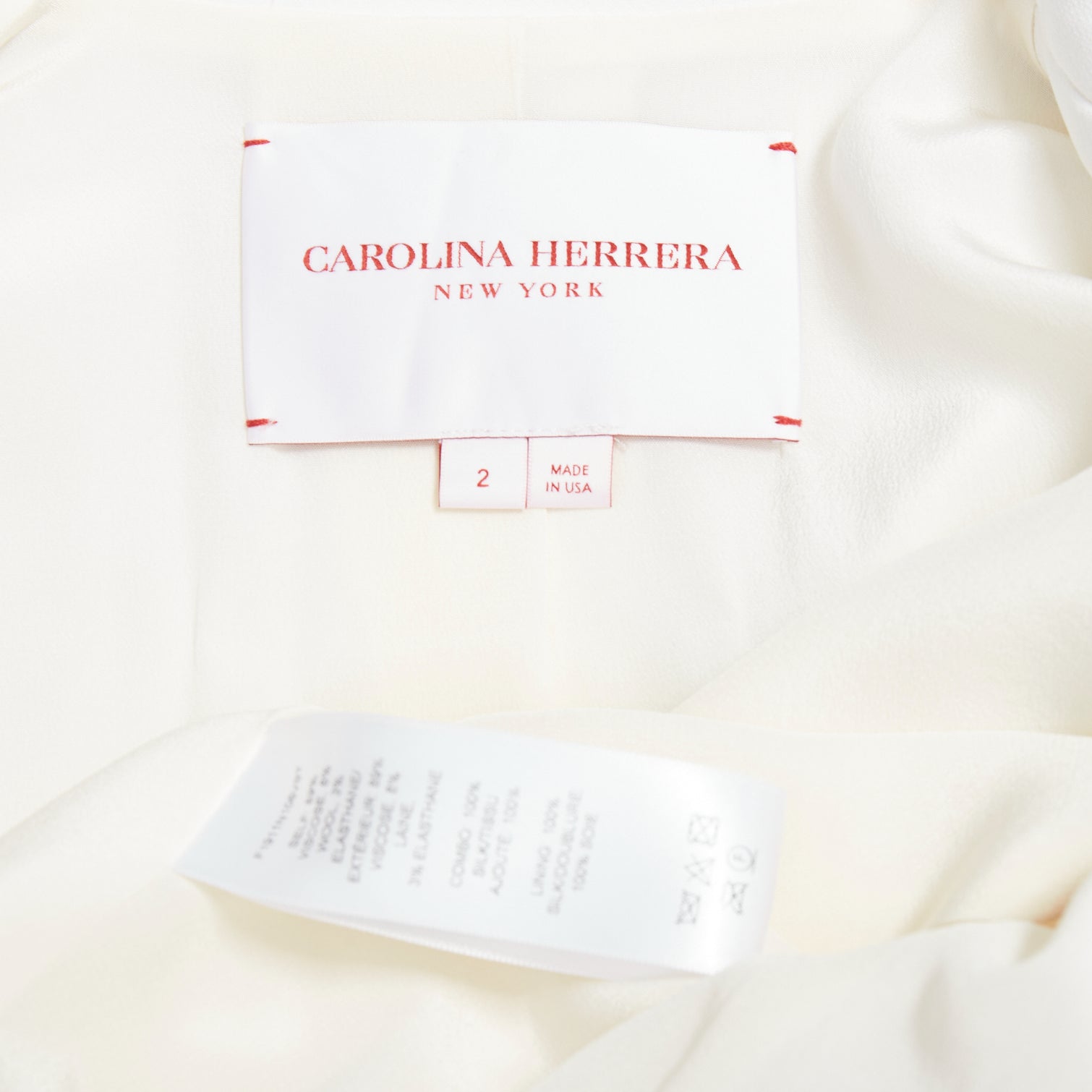 Carolina Herrera Draped Fitted Blazer - Image 12