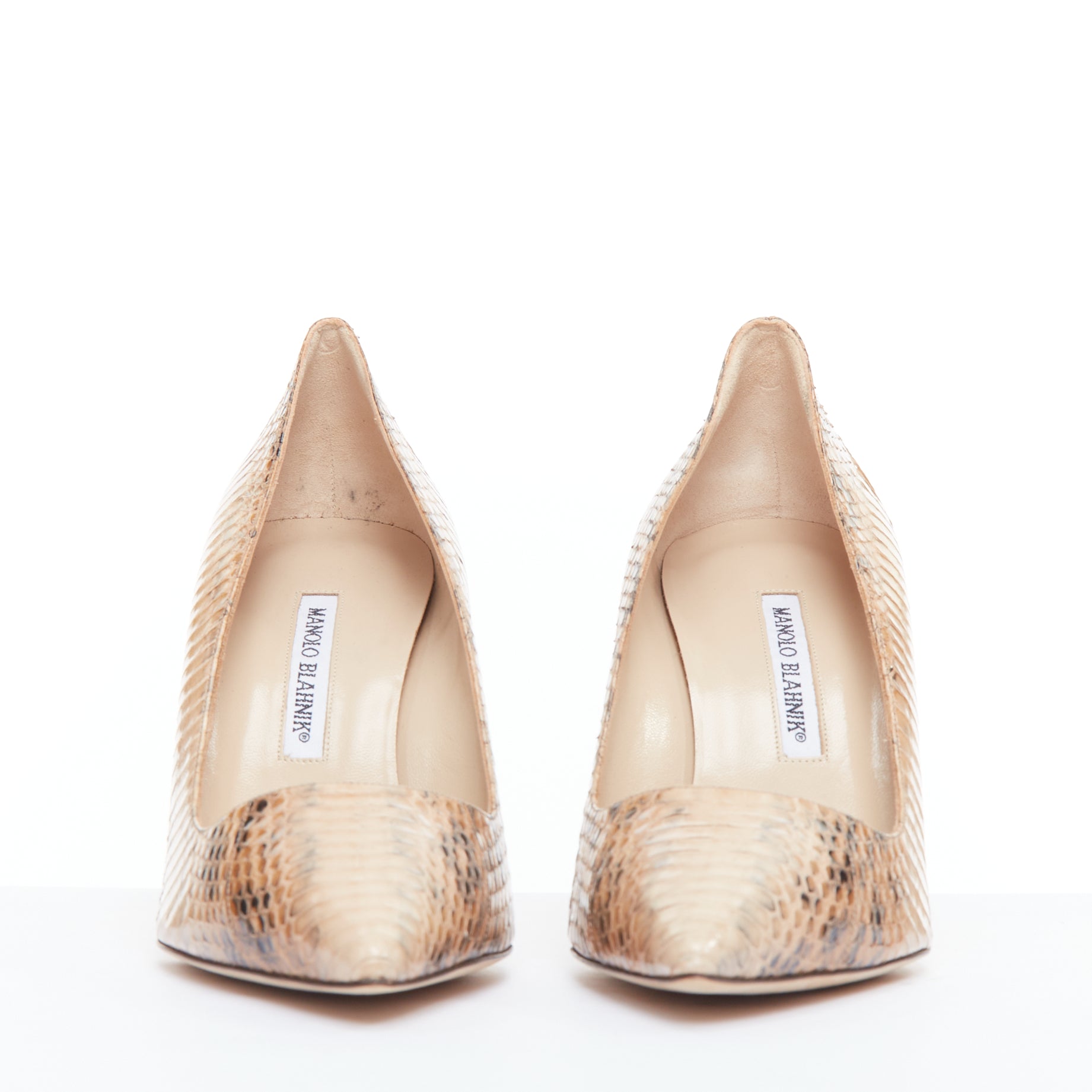 Manolo Blahnik Scaled Slim Pumps - Image 6