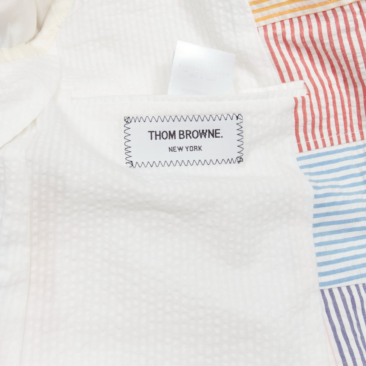 Thom Browne Patchwork Striped Blazer - Image 10
