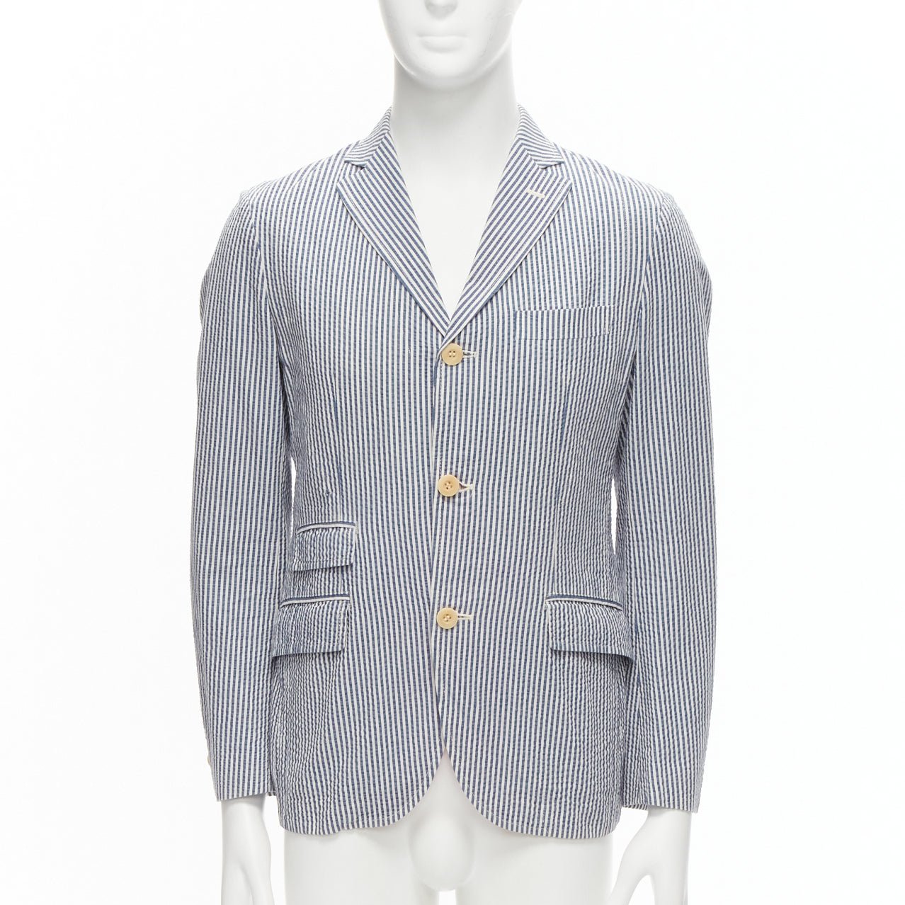Junya Watanabe Striped Cotton Blazer