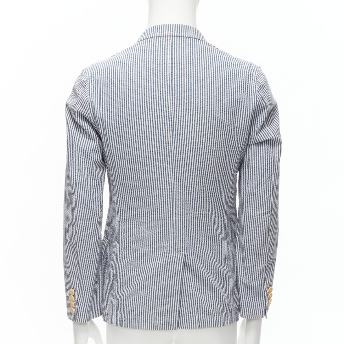 Junya Watanabe Striped Cotton Blazer - Side view