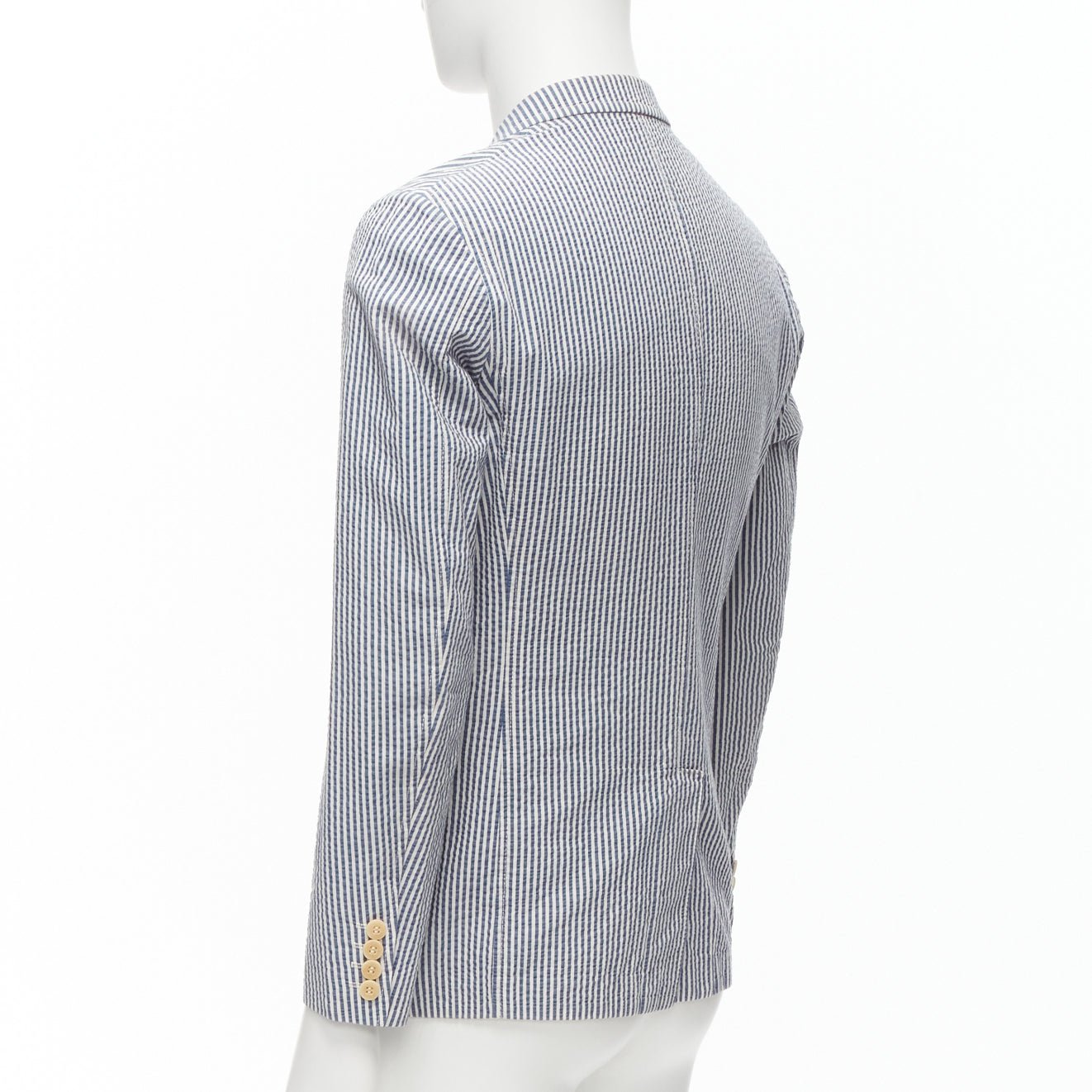Junya Watanabe Striped Cotton Blazer - Detail 1