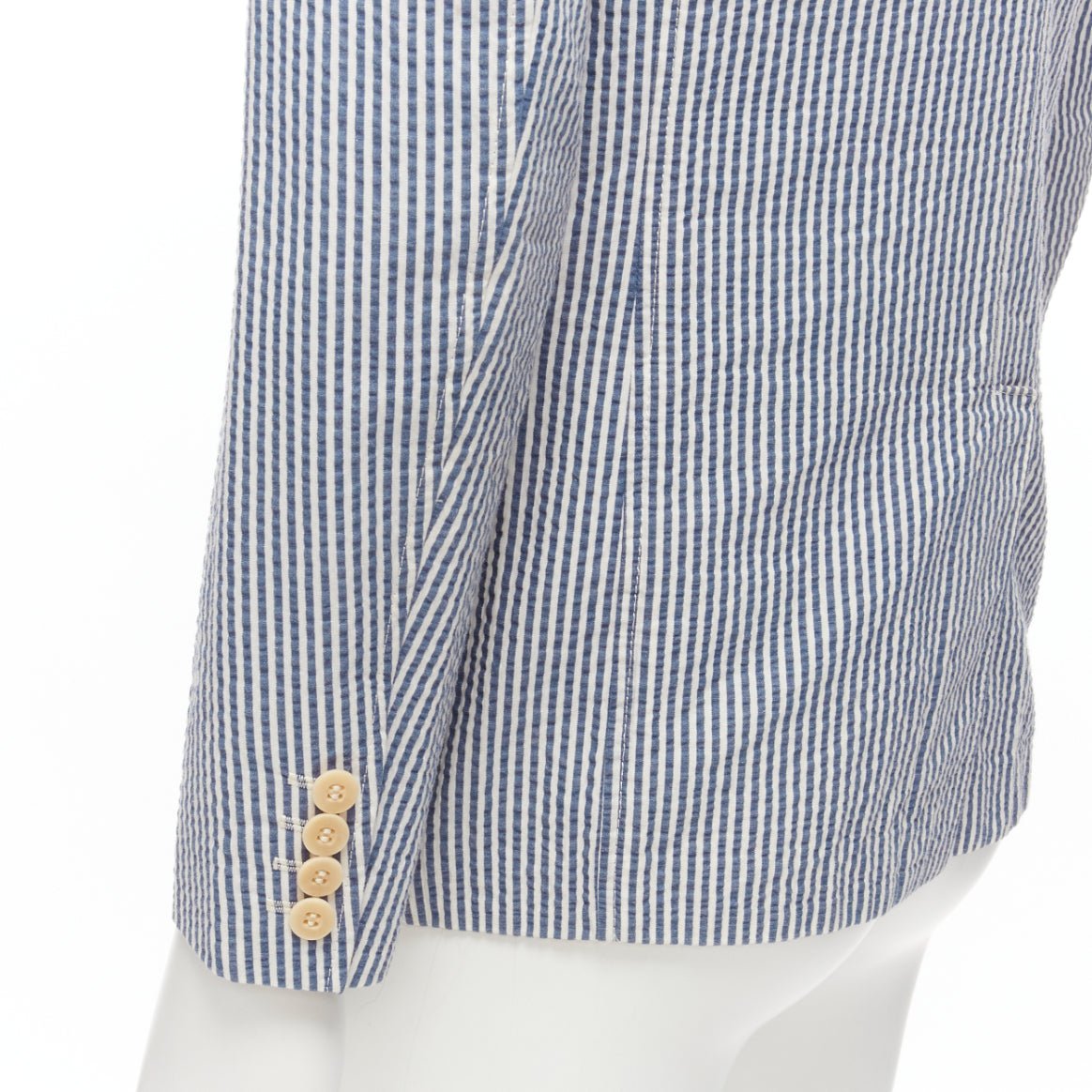 Junya Watanabe Striped Cotton Blazer - Image 10