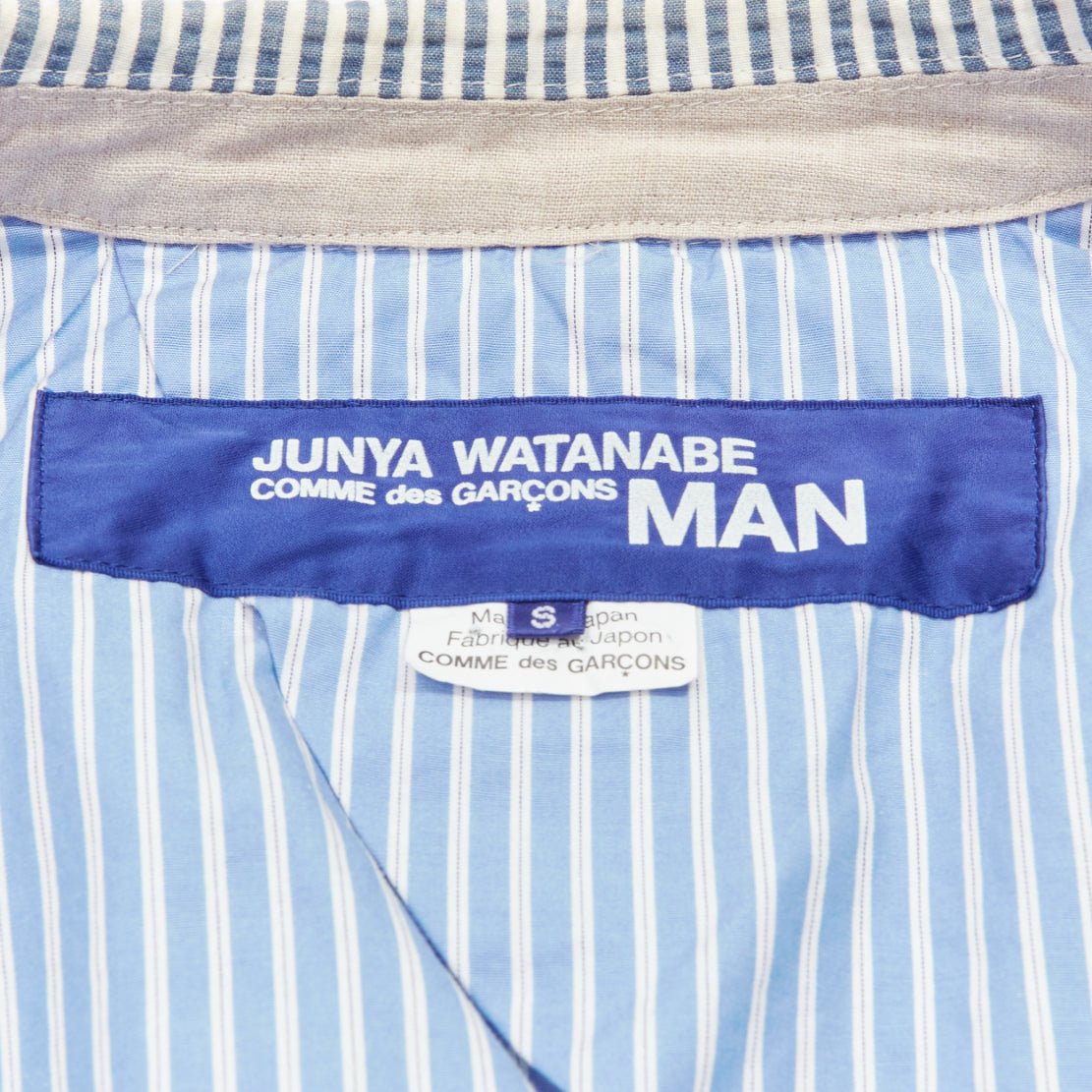 Junya Watanabe Striped Cotton Blazer - Image 11