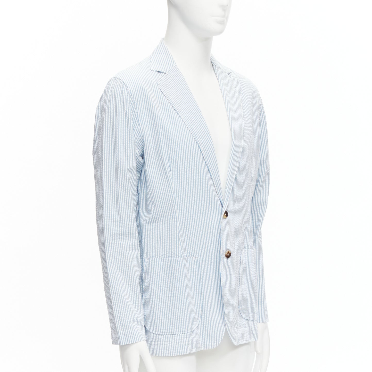Lardini Stripe Button Blazer - Image 6