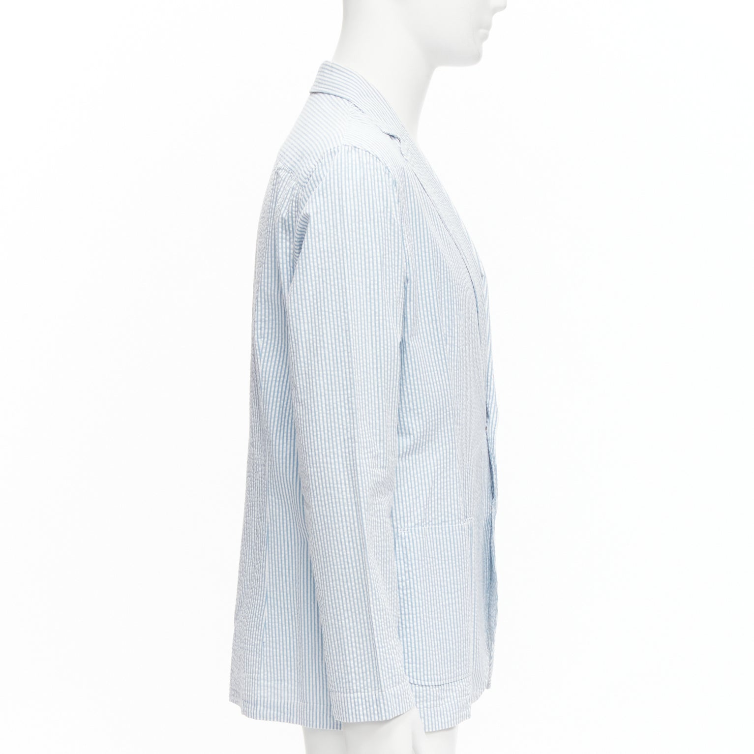 Lardini Stripe Button Blazer - 4