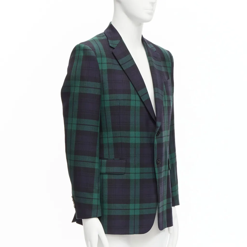 Valentino Preppy School Blazer Blue Wool Never worn - Inside View