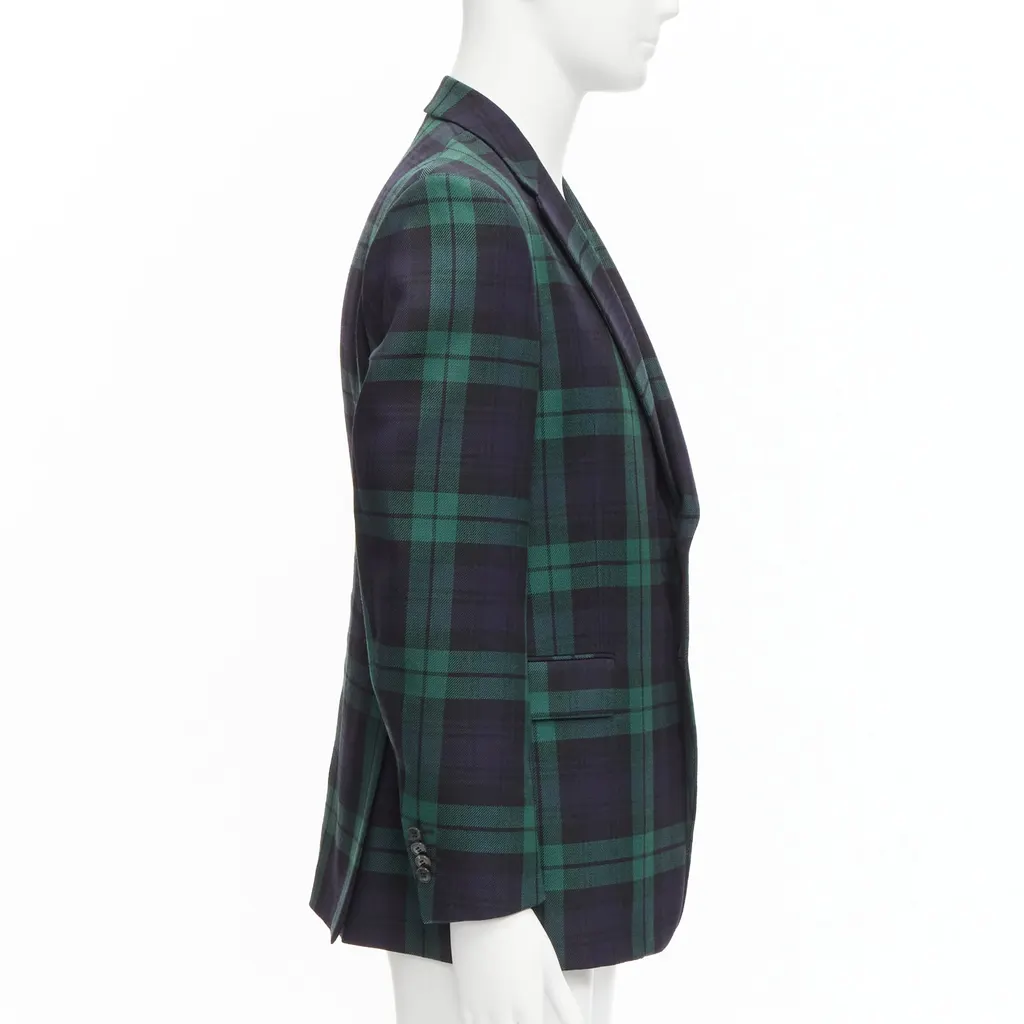 Valentino Preppy School Blazer Blue Wool Never worn - Model View