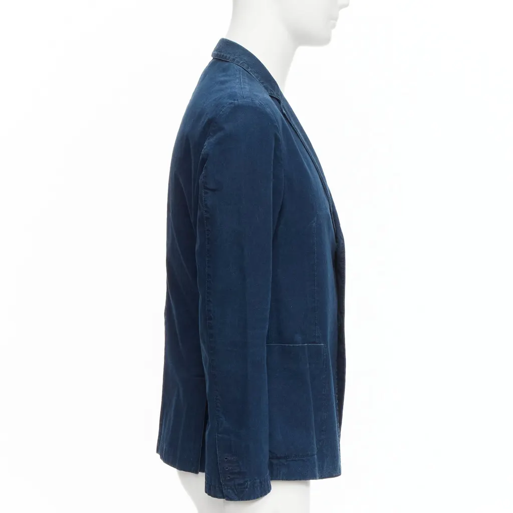 Prada Denim Single Blazer Blue Never worn - Box View