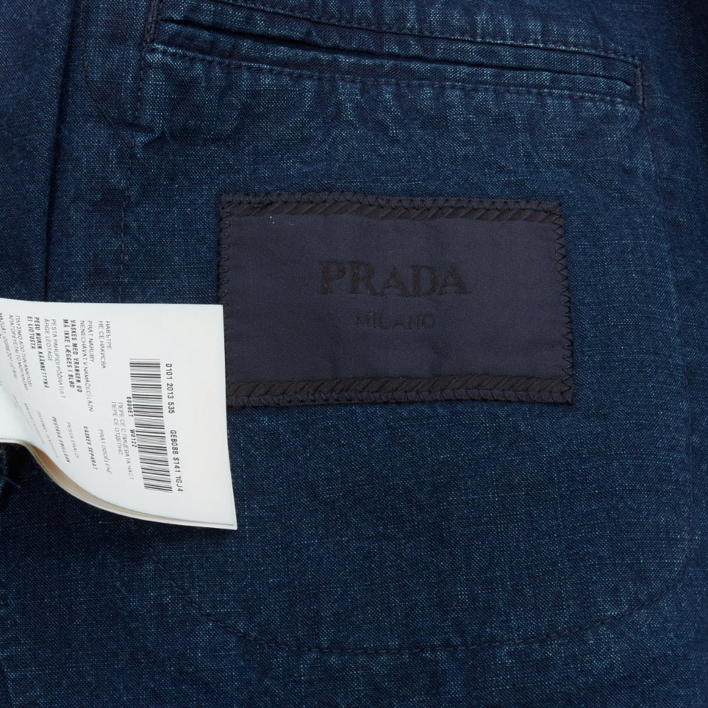 Prada Denim Single Blazer - Image 11