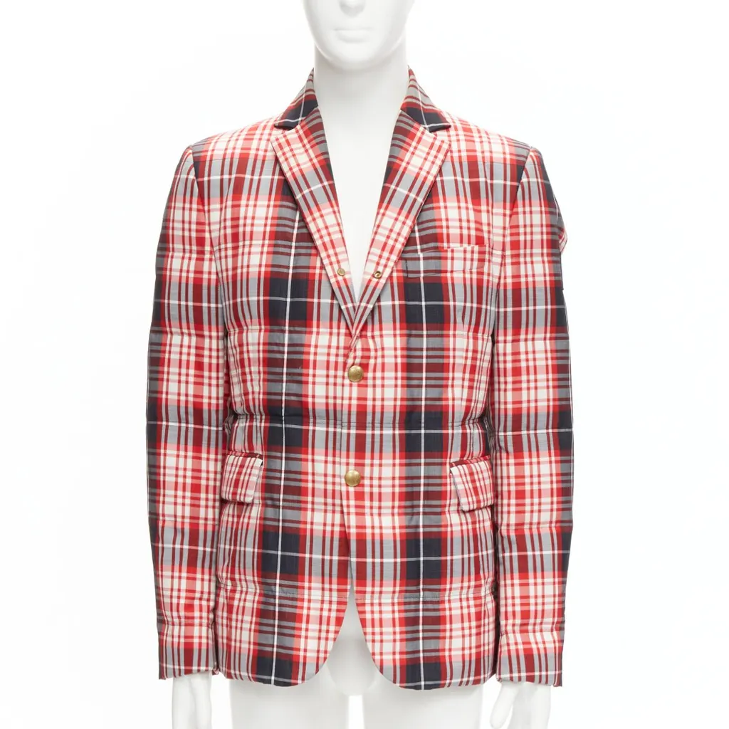 Moncler Giacca Red Polyester Very good - Front View