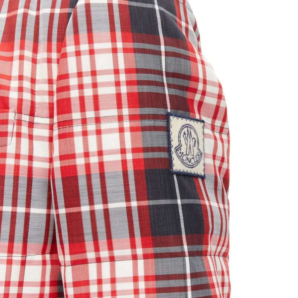 Moncler Giacca Red Polyester Very good - Back View