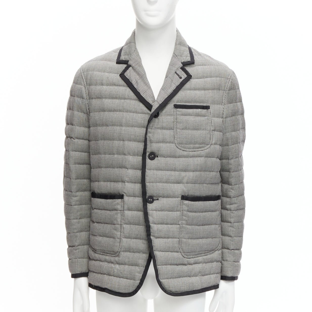 Thom Browne Houndstooth Trim Blazer
