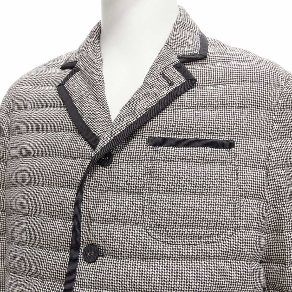 Thom Browne Houndstooth Trim Blazer - Back view