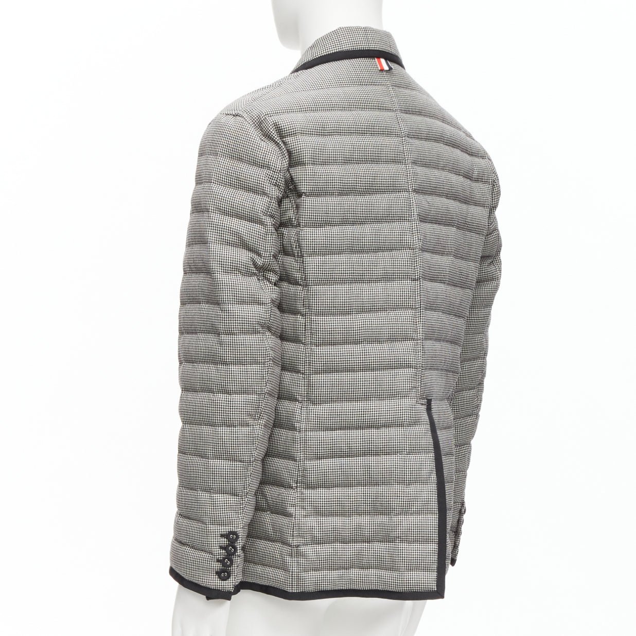 Thom Browne Houndstooth Trim Blazer - Detail 1