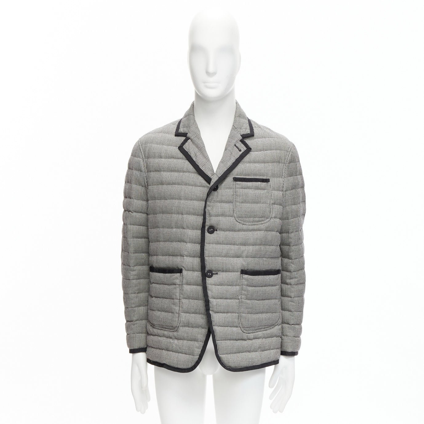 Thom Browne Houndstooth Trim Blazer - Image 11