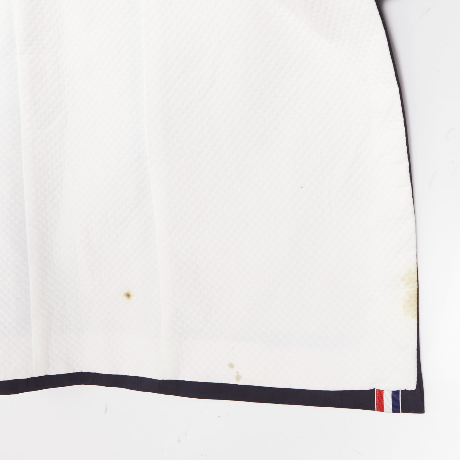 Thom Browne Navy Gold Boxy Coat - Image 10