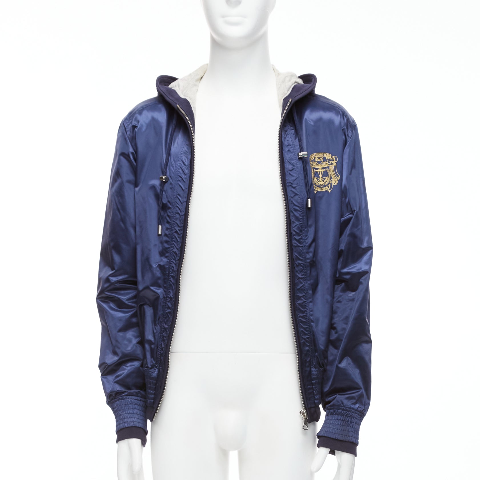 D&g Navy Varsity Zip Jacket - Image 6