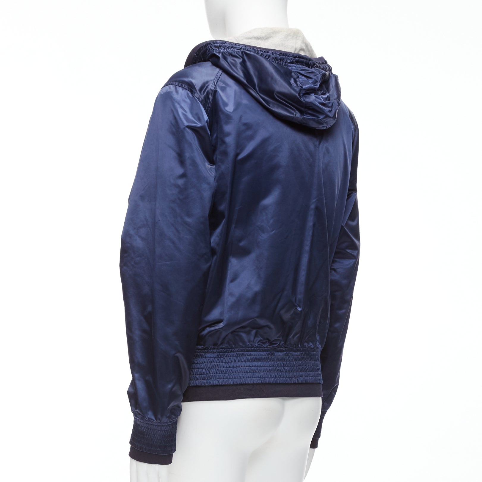 D&g Navy Varsity Zip Jacket - Detail 2