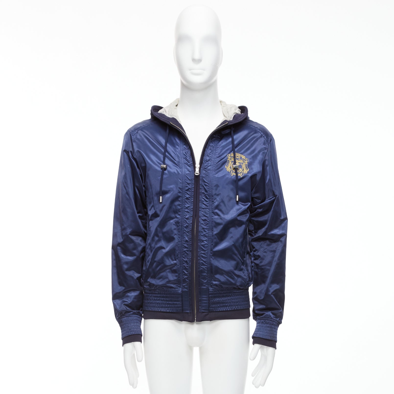 D&g Navy Varsity Zip Jacket - Image 12