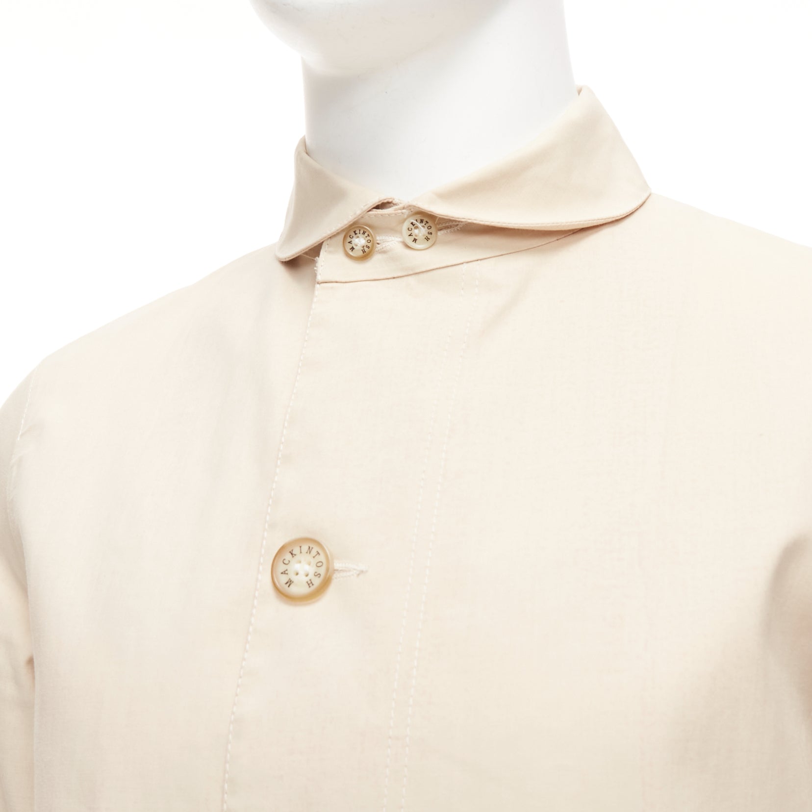 Junya Watanabe Beige Logo Button Jacket - Image 10
