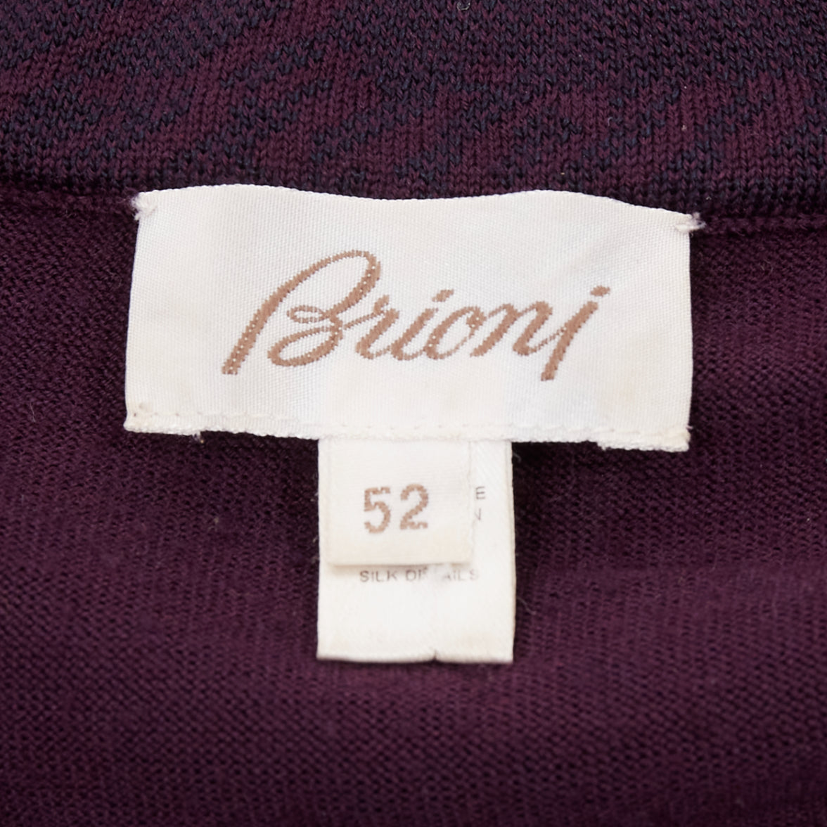 Brioni Purple Silk Sweater - Image 10