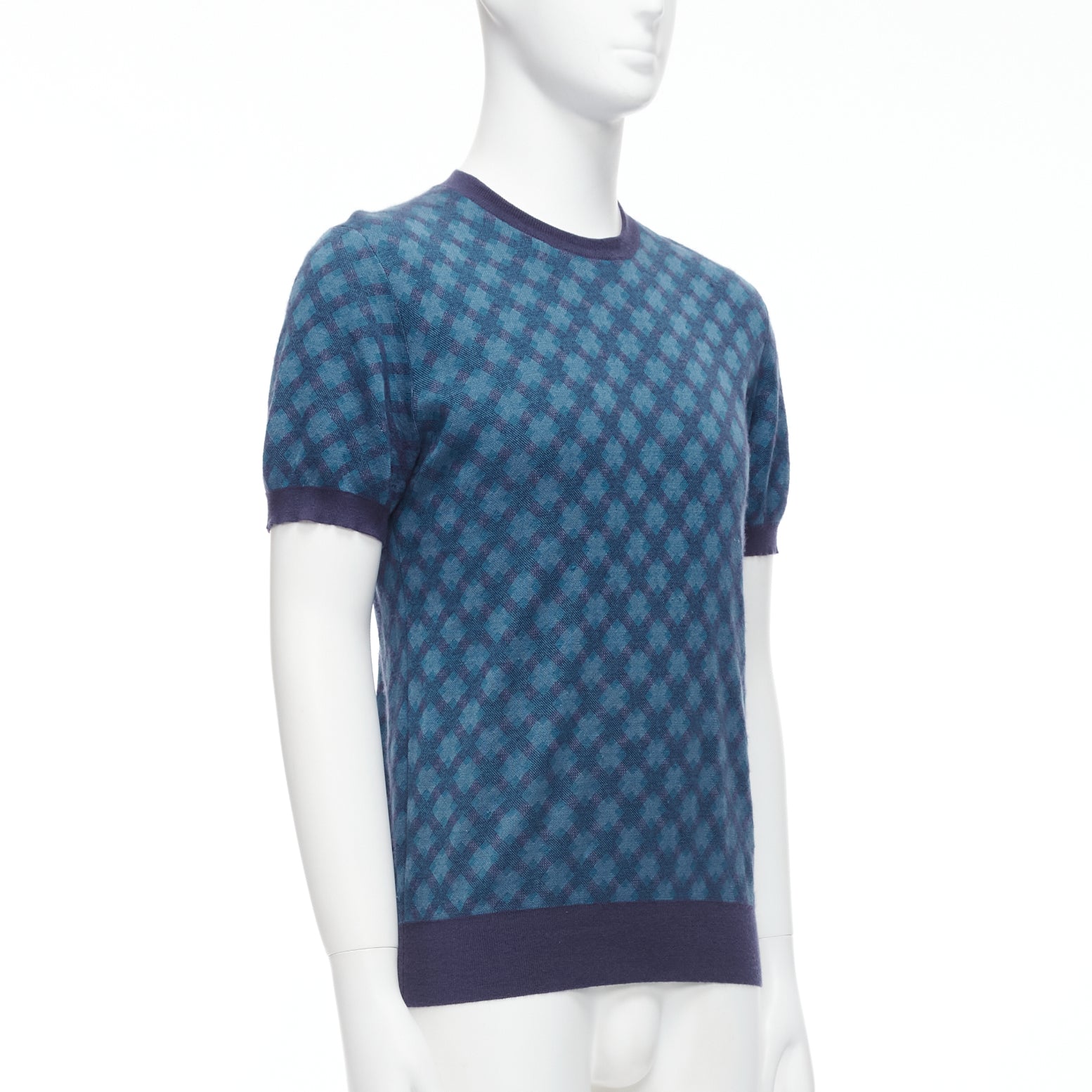 Brioni Diagonal Check Sweater - Image 6