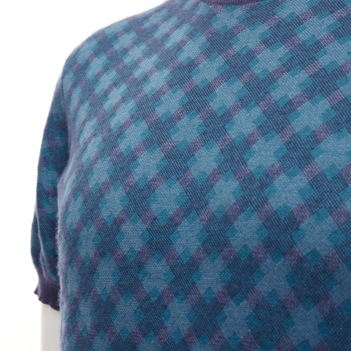 Brioni Diagonal Check Sweater - Detail 2