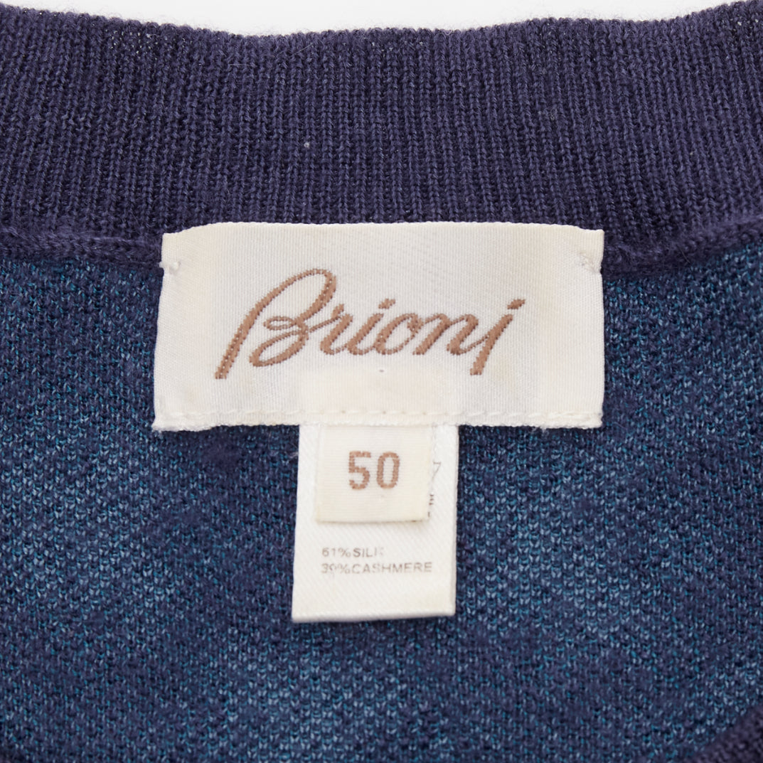 Brioni Diagonal Check Sweater - Image 10