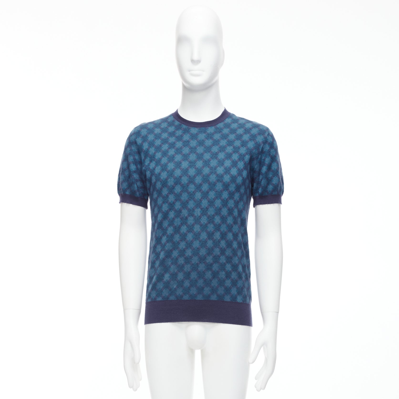 Brioni Diagonal Check Sweater - Image 11