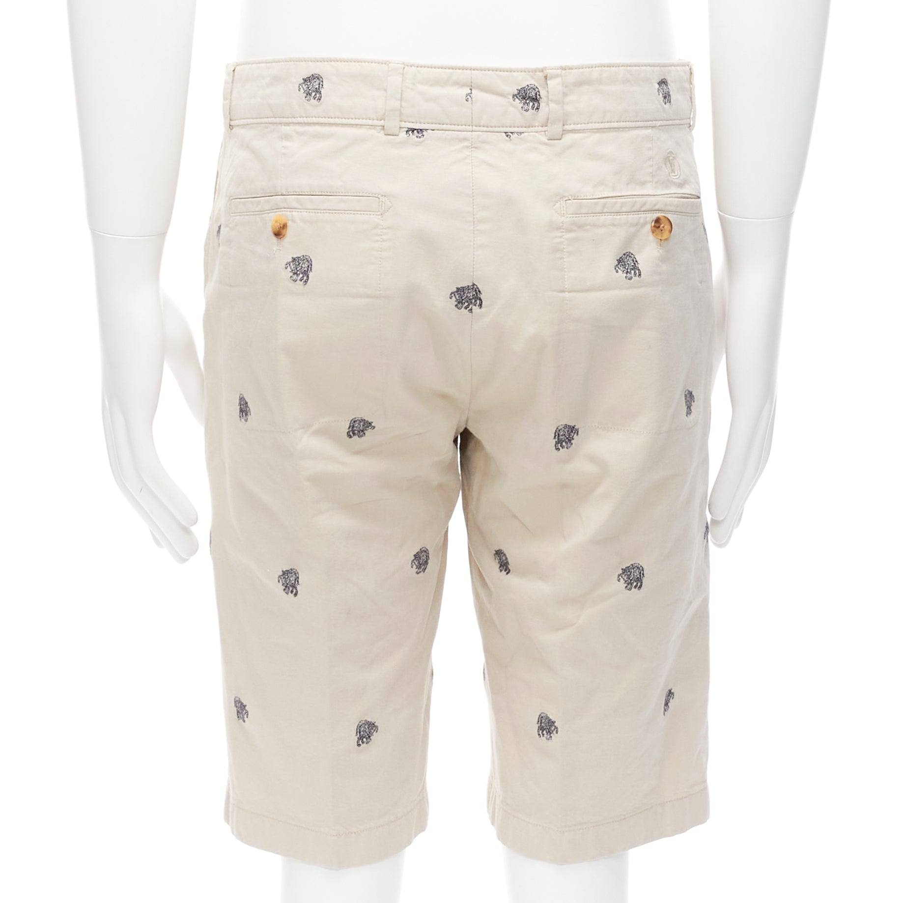 Louis Vuitton Elephant Safari Shorts - Side view