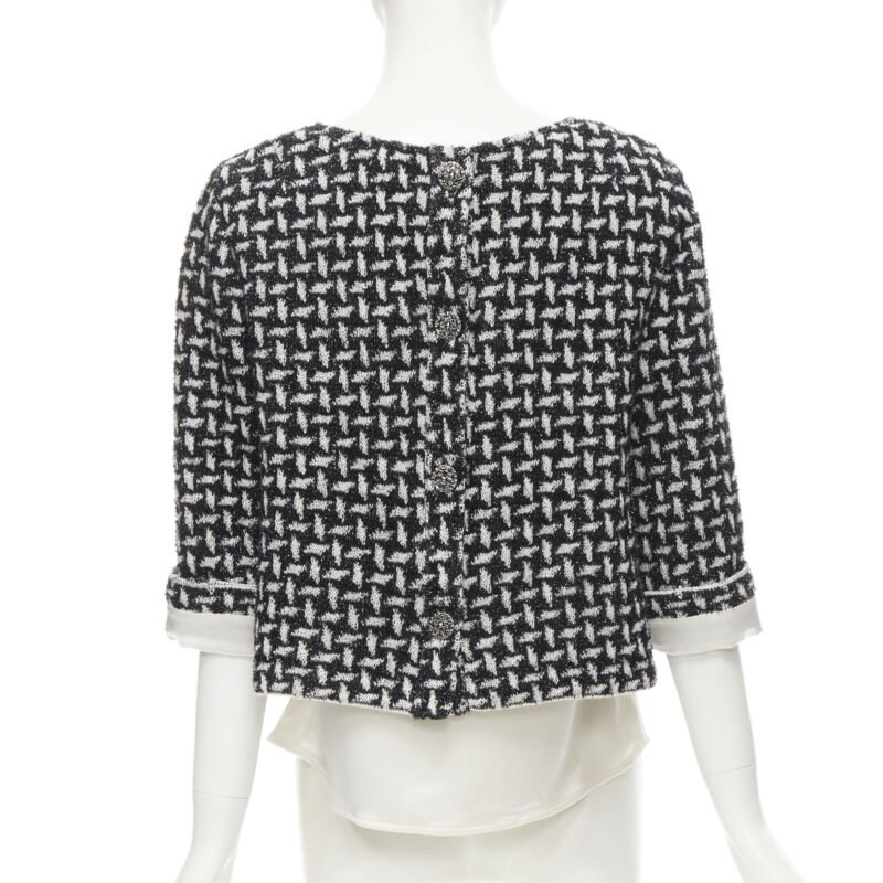 St John Crystal Layered Top - Side view