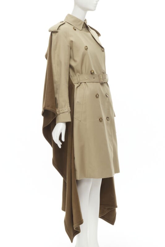 Burberry Beige Logo Trench Coat - Image 6